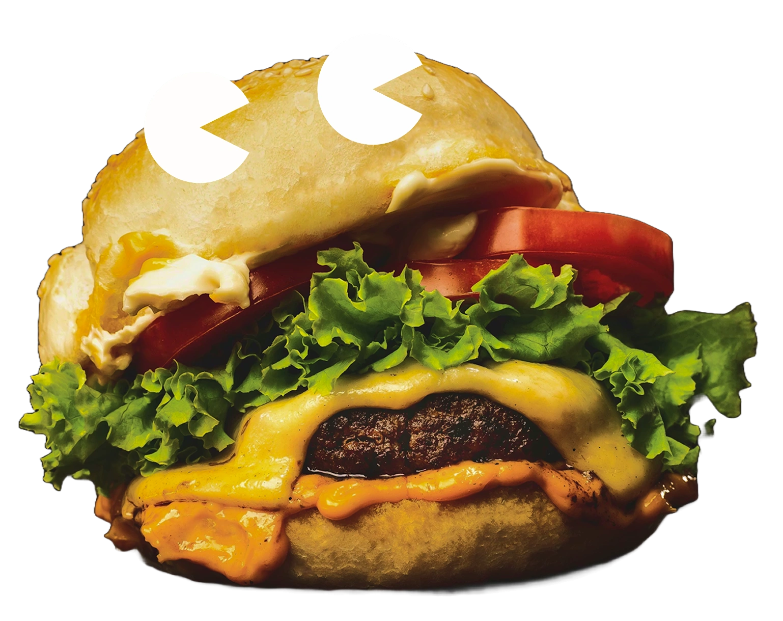 BURGERS Artisan Smashed Burger with fresh ingredients